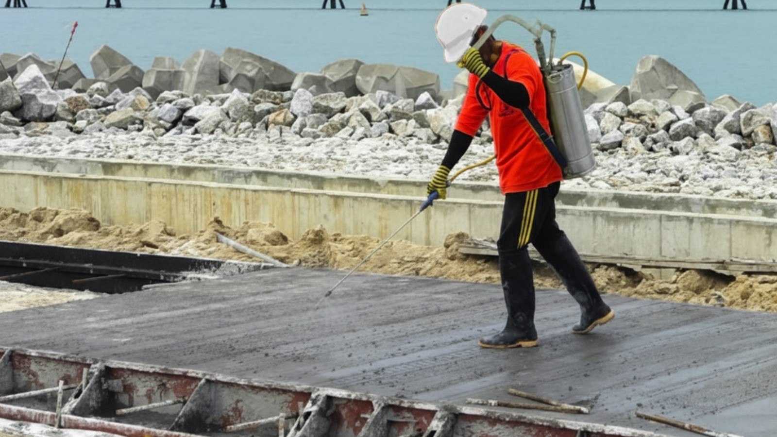 น้ำยาบ่มคอนกรีตและน้ำยาทาแบบ