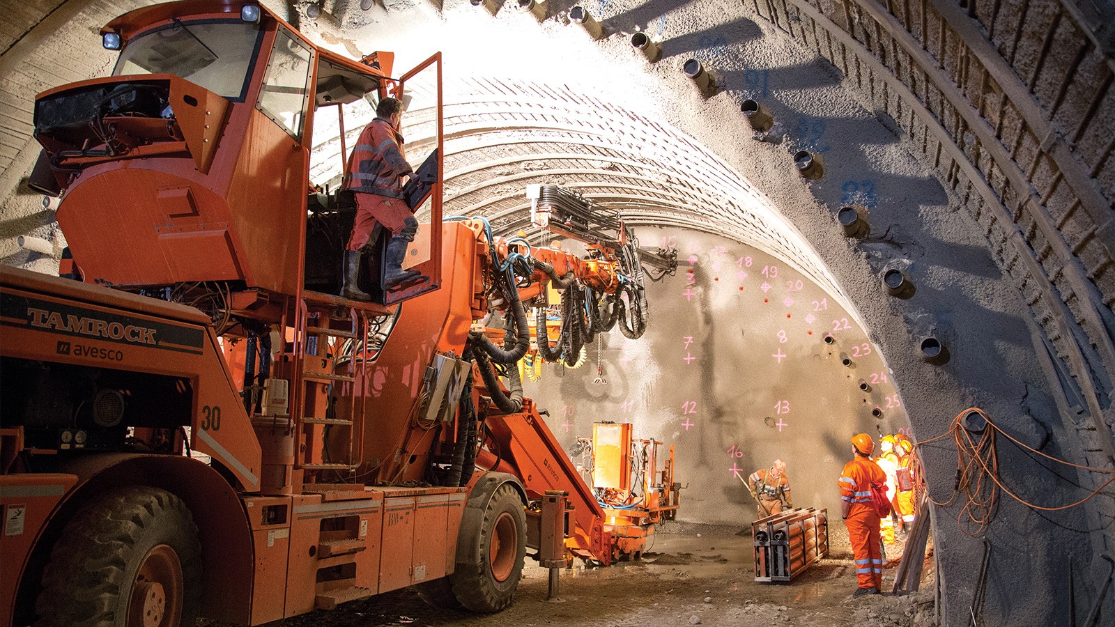 ผลิตภัณฑ์สำหรับก่อสร้างใต้ดิน งานอุโมงค์ และเหมืองแร่