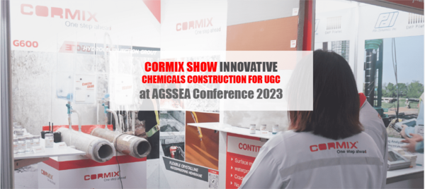 CORMIX SHOW INNOVATIVE CHEMICALS CONSTRUCTION FOR UGC AT SEAGC-AGSSEA 2023
